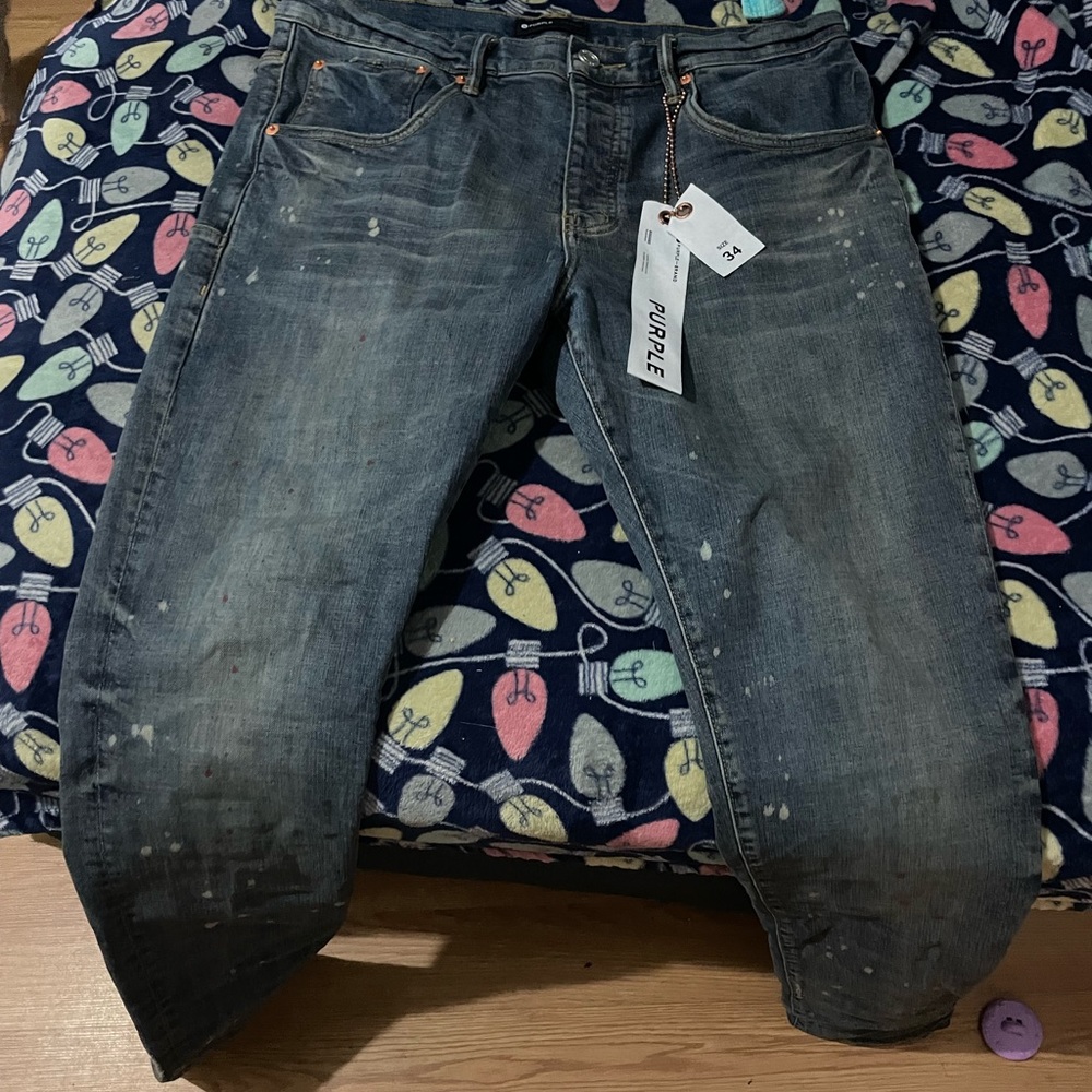Purple Jeans Size 34